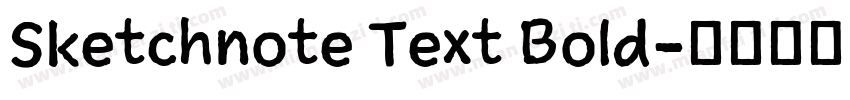 Sketchnote Text Bold字体转换